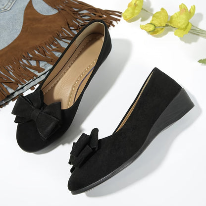 Dames Orthopedische Platte Schoenen met Strikdetail