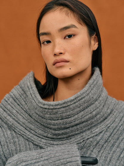 Dames Oversized Gebreide Trui – Casual Herfst/Winter, Lange Mouwen