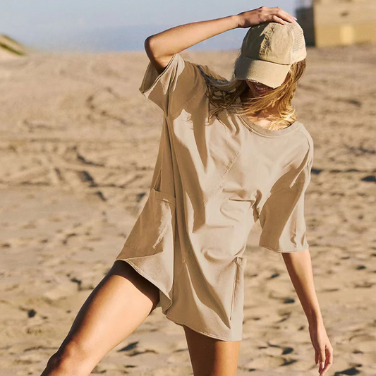 Sophie - Comfortabele Oversized Tweezijdige Romper met Zakken