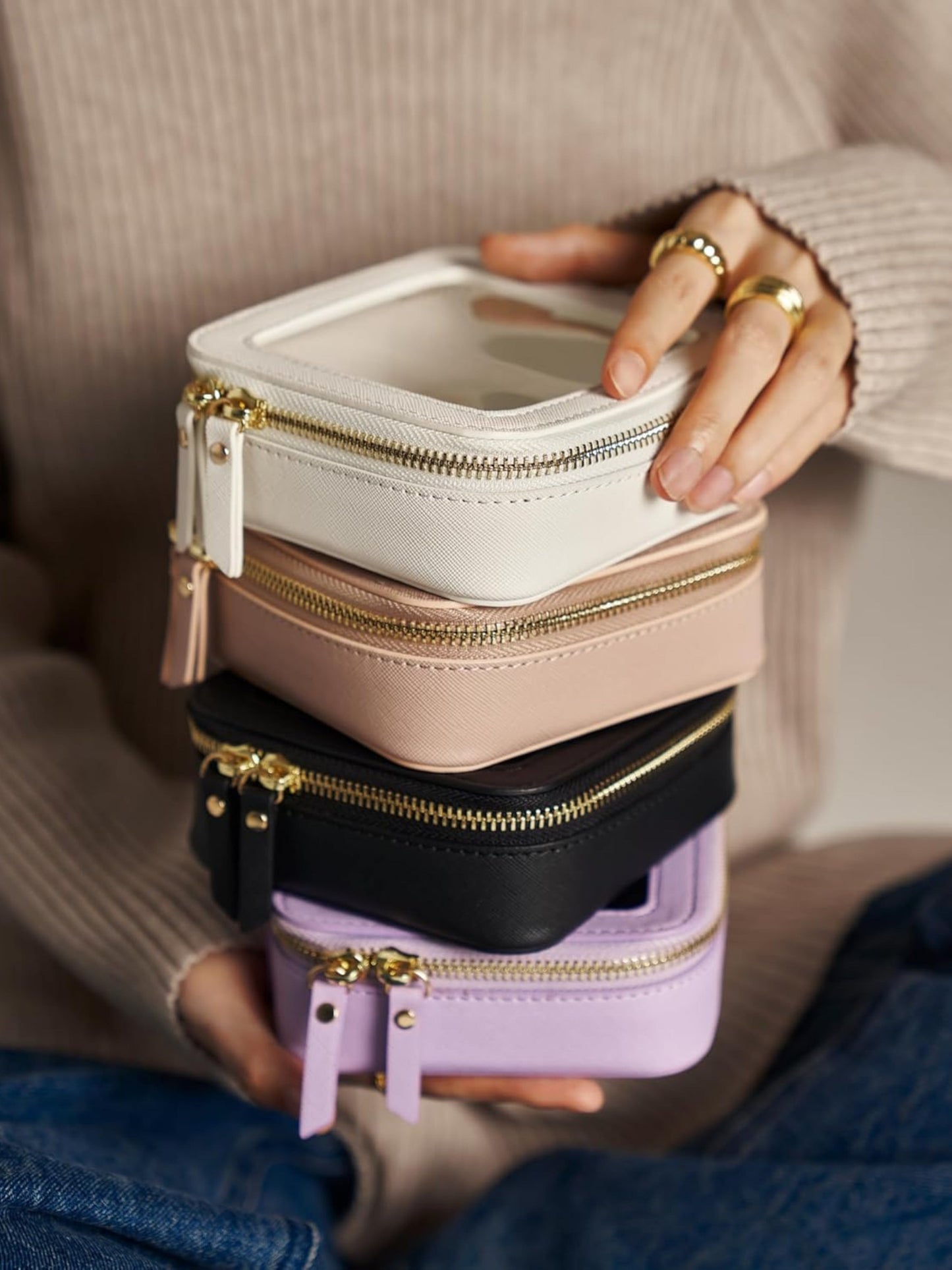 Élodie - Mini Make-up Tas | Compact, Stijlvol en Functioneel