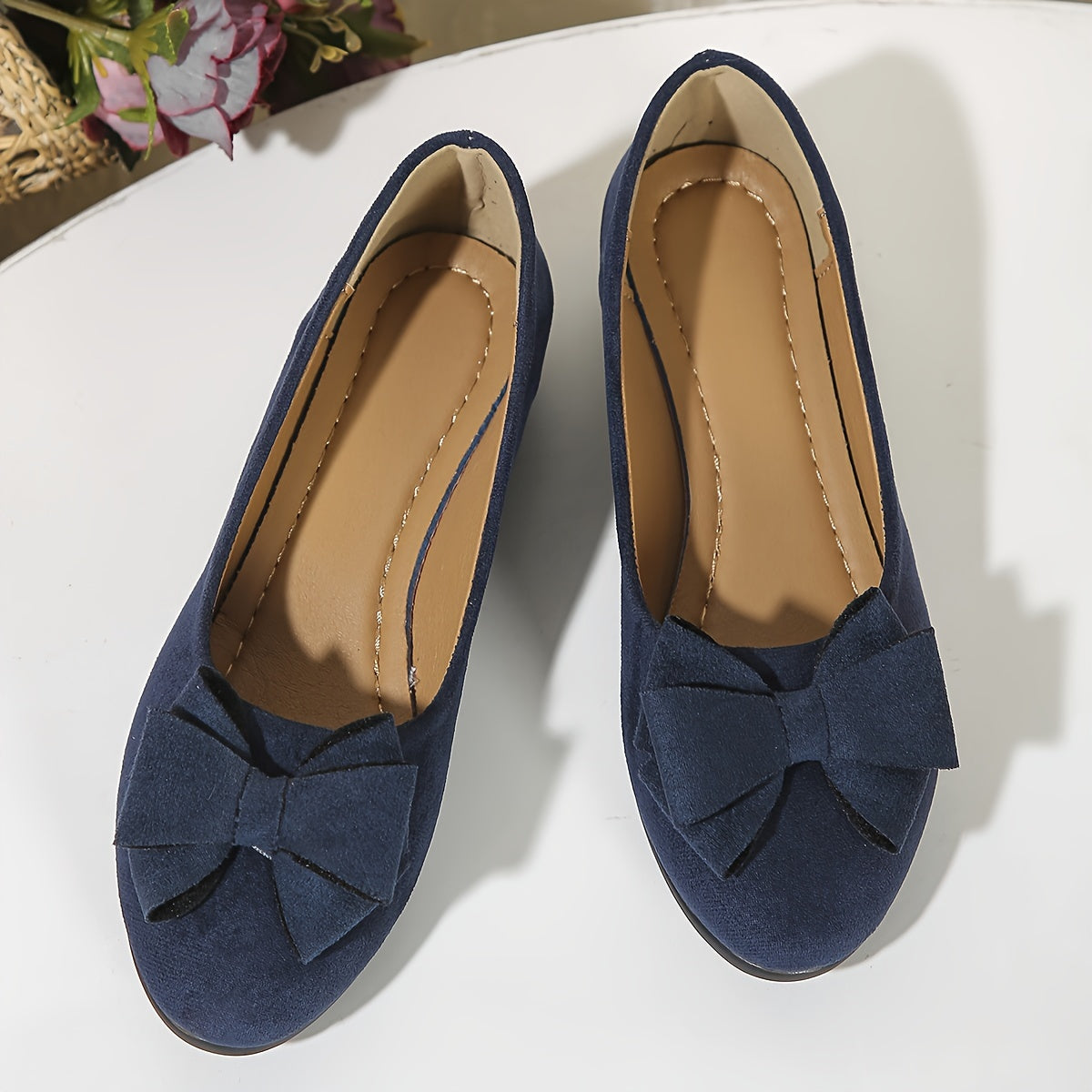 Dames Orthopedische Platte Schoenen met Strikdetail