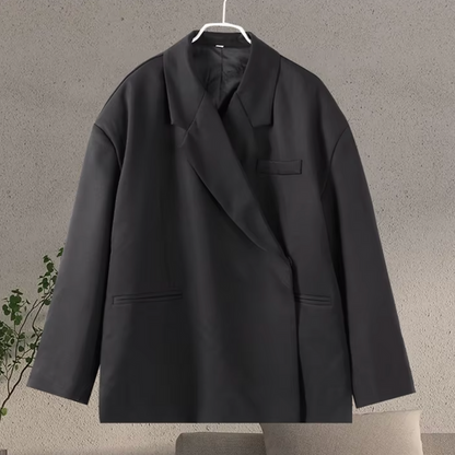 Dames Oversized Blazer – Losvallend Blazerjack voor Kantoor en Casual