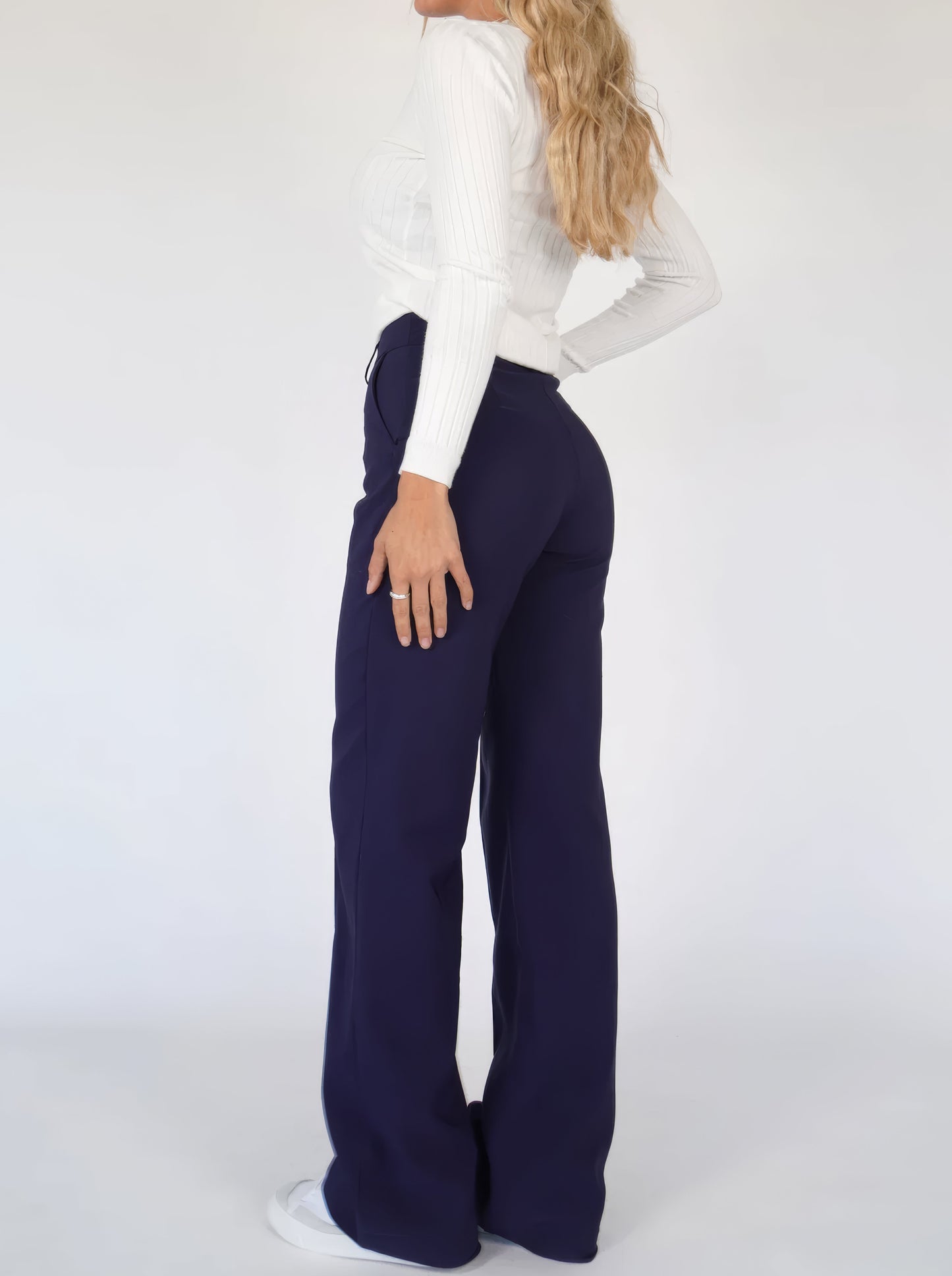 Sophie - High-Waist Pantalon met Rechte Pijpen