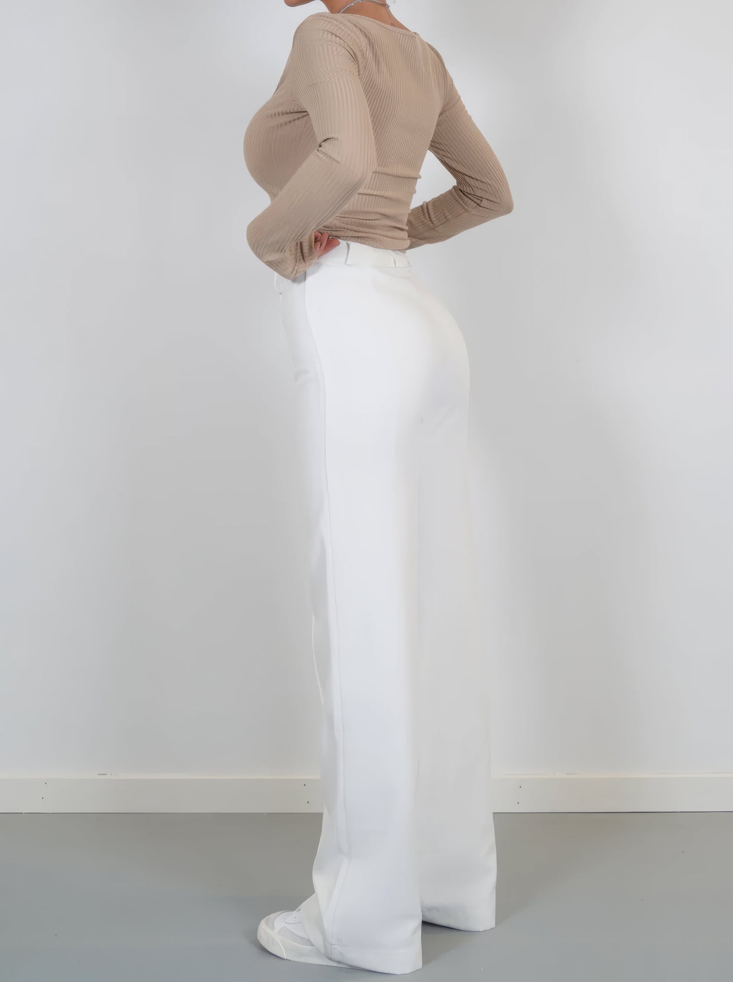 Sophie - High-Waist Pantalon met Rechte Pijpen