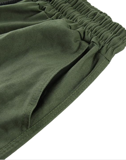 Heren Cargo Broek met Meerdere Zakken en Verstelbare Taille