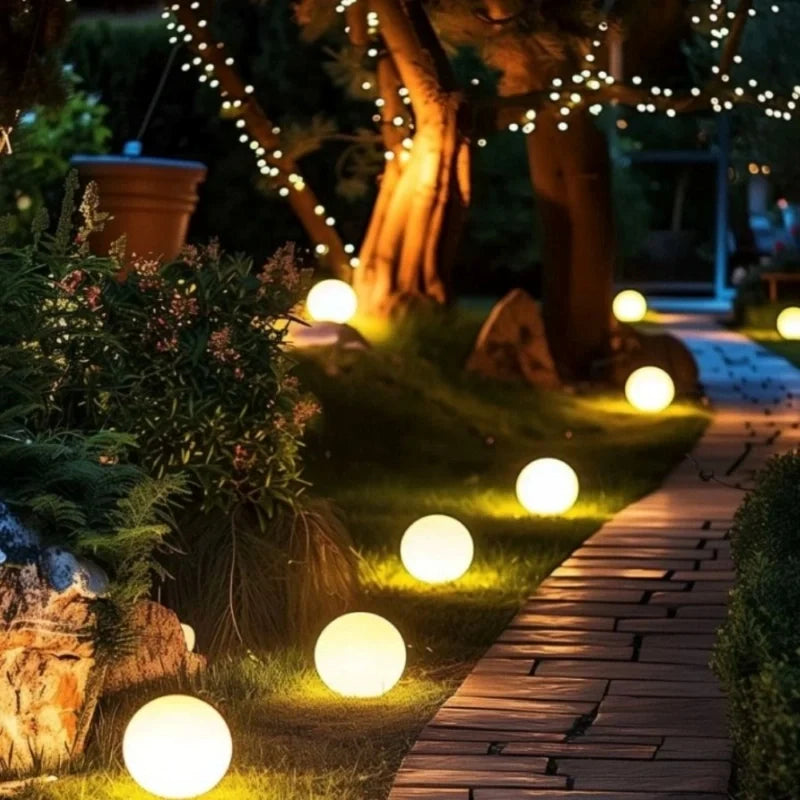 Bolvormige Tuinlamp LED met Afstandsbediening en Solar Optie