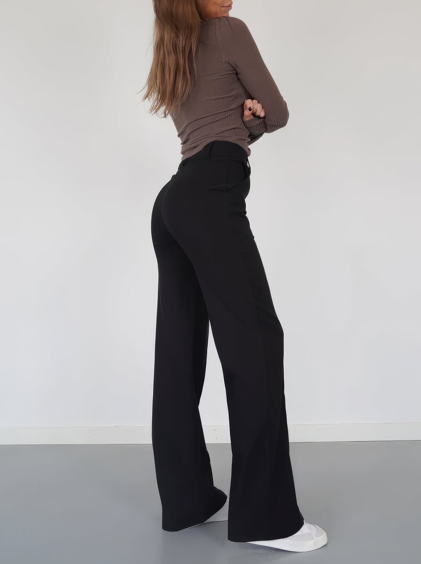 Sophie - High-Waist Pantalon met Rechte Pijpen