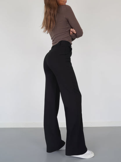 Sophie - High-Waist Pantalon met Rechte Pijpen