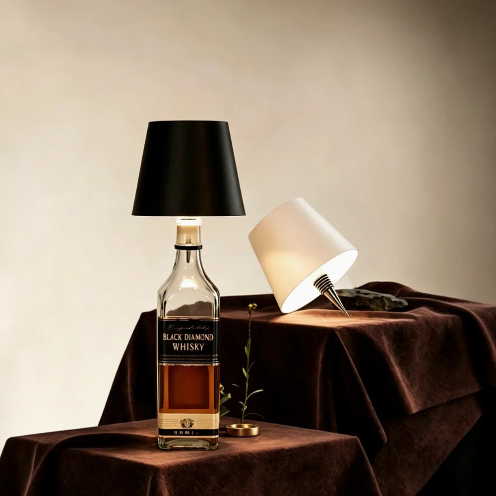 Flessenlamp LED Oplaadbaar - Dimbare Sfeerverlichting voor Flessen