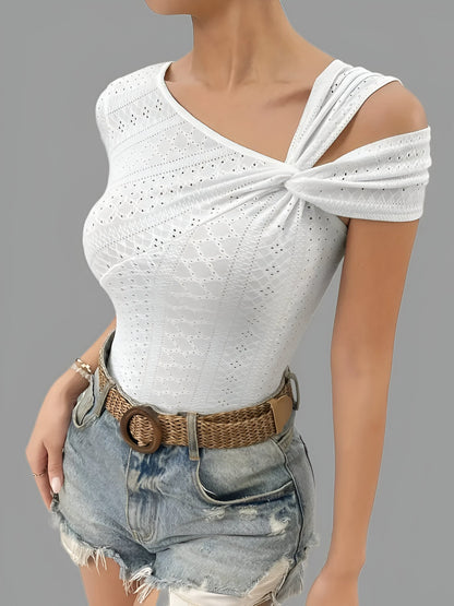Bixie - Asymmetrische Schouderblouse