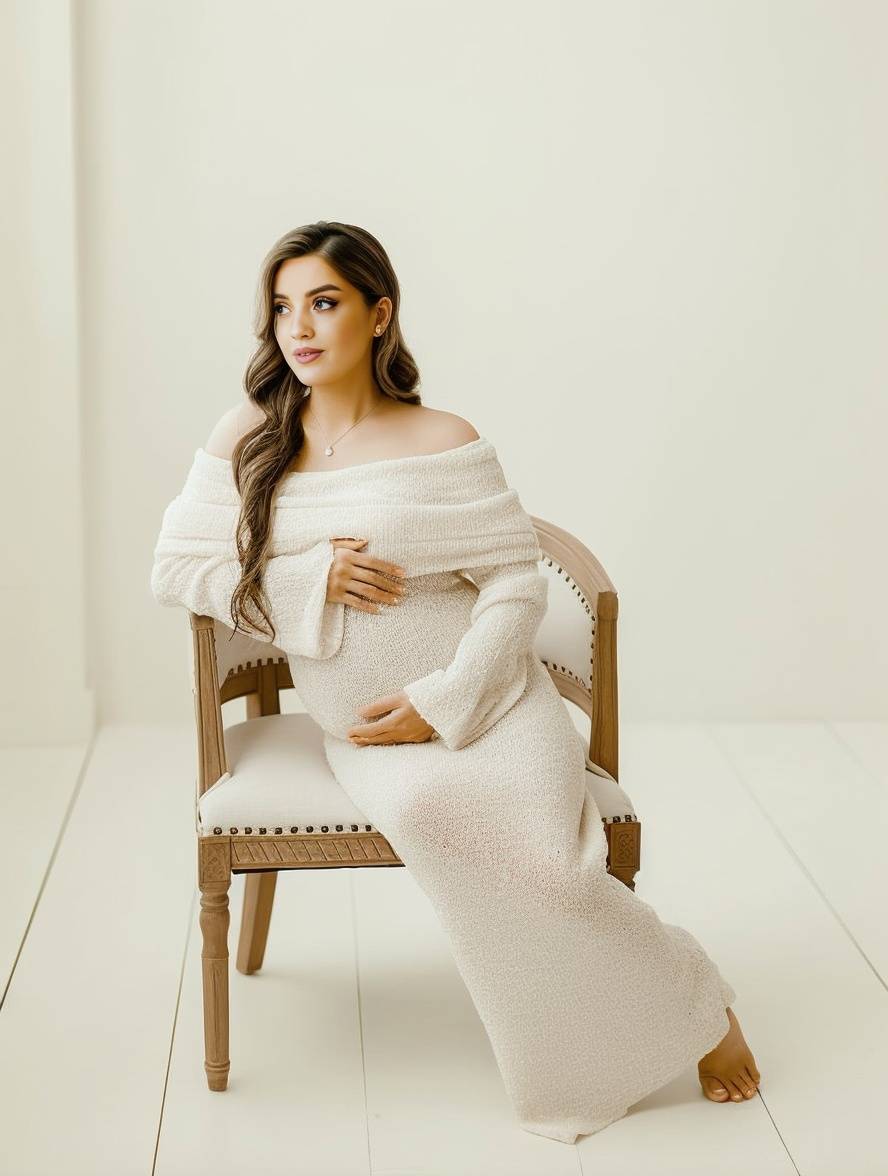Dames A-lijn Jurk – Met Off-shoulder en Lange Mouwen, Geschikt voor Lente en Zomer