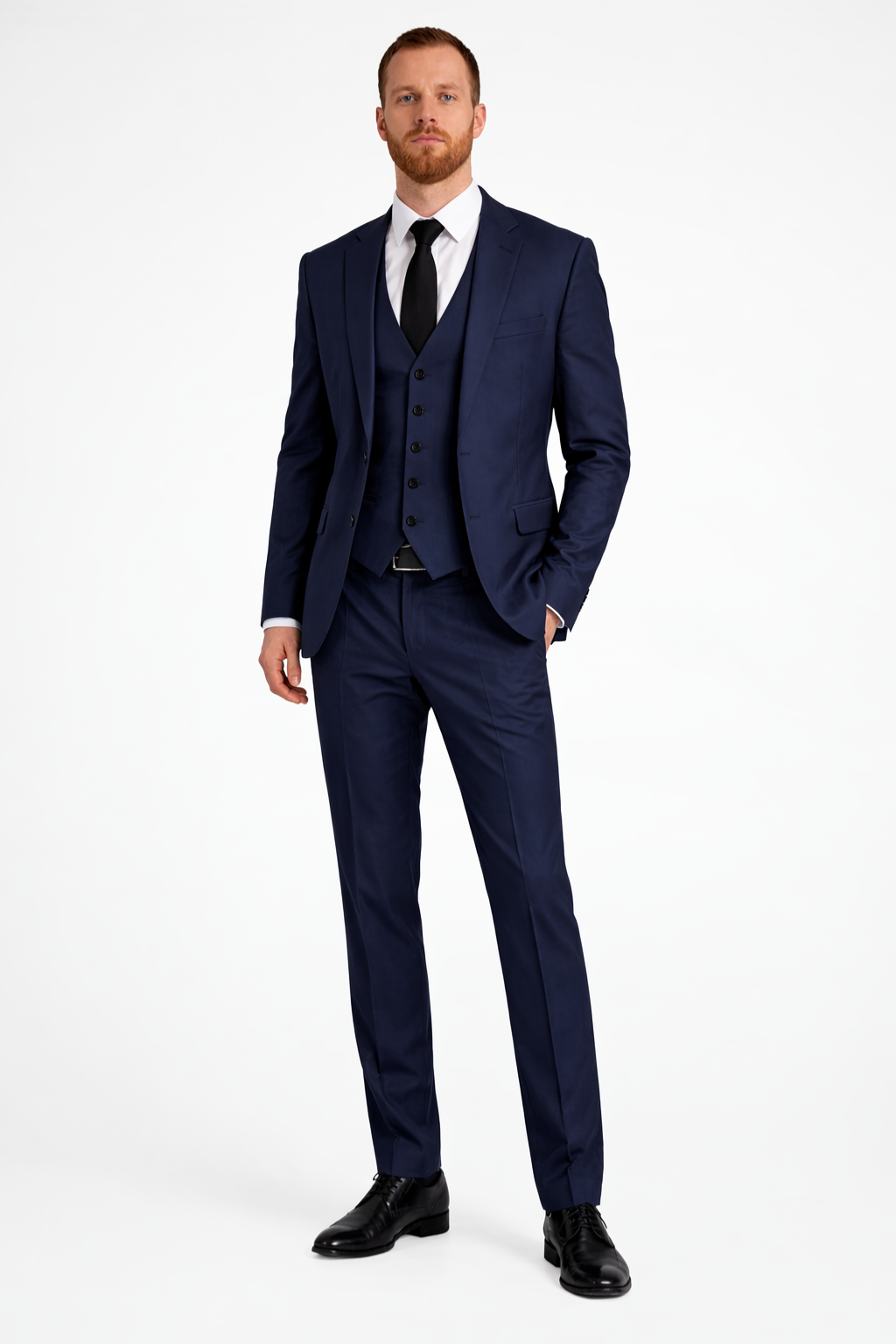 Heren Linnen Kostuum 3-Delig – Blazer, Vest en Broek