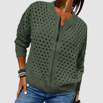 Dames Oversized Cardigan – Met Knopen, Geschikt voor Lente en Herfst, Casual Pasvorm