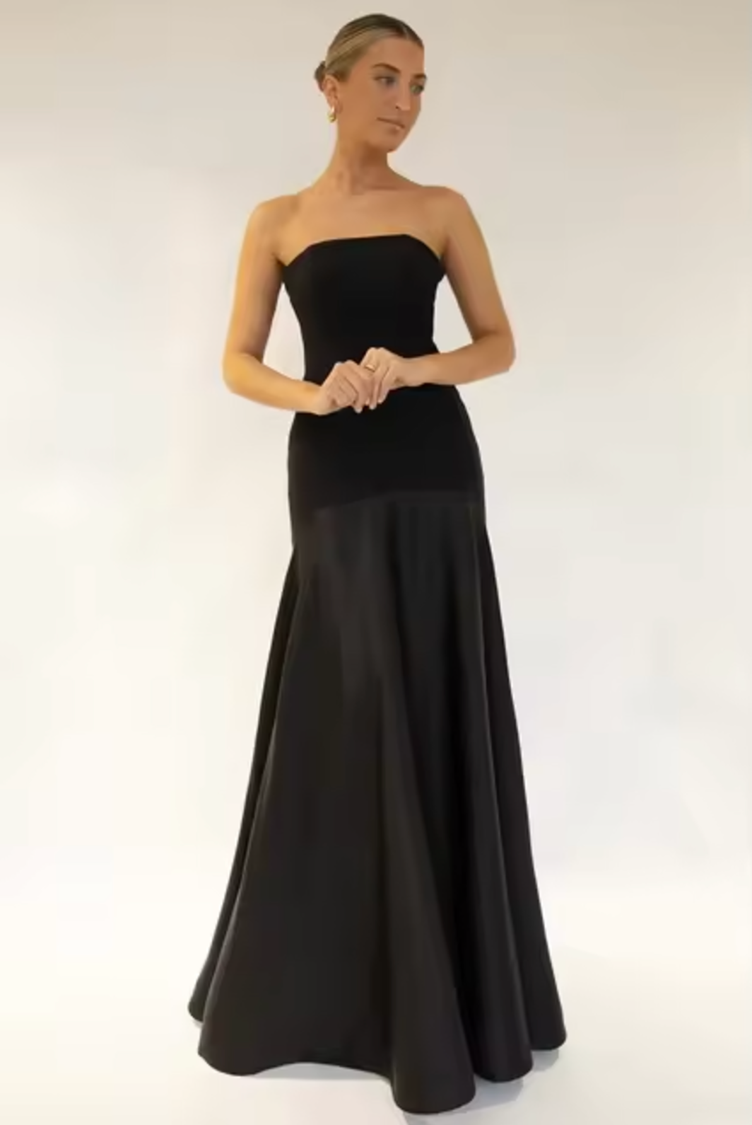 Charvi - Elegante Lange Strapless Jurk