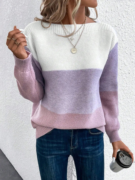 Aimee - Stijlvolle Patchwork Trui