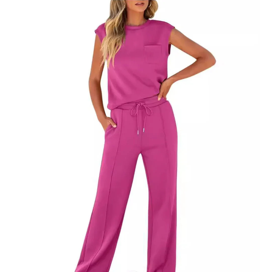 Dames Oversized Set – Casual voor Zomergebruik, Geschikt voor Thuis en Vrije Tijd