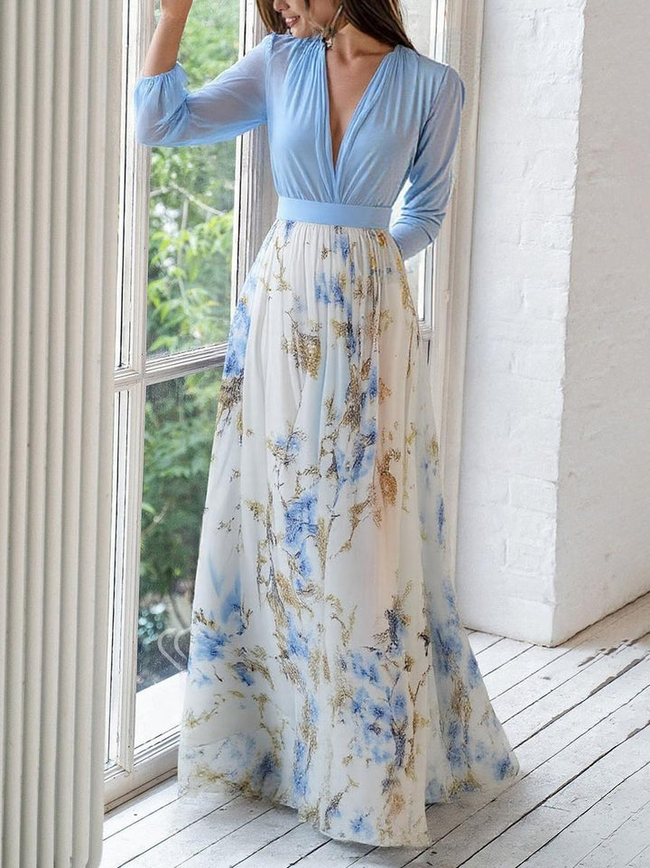 Felina - Trendy Lange Chiffon Jurk