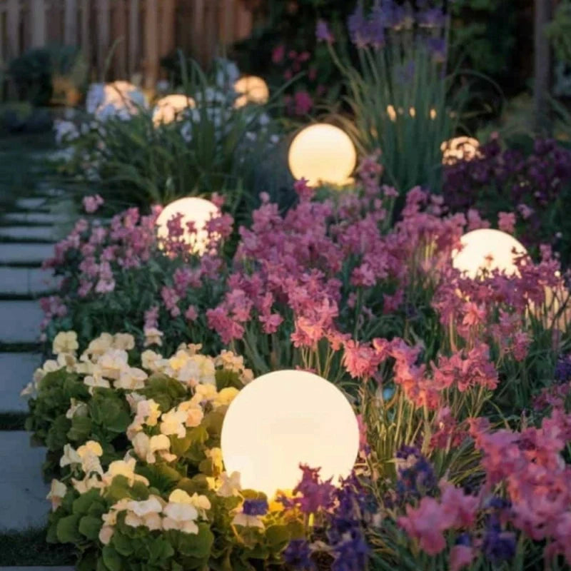 Bolvormige Tuinlamp LED met Afstandsbediening en Solar Optie