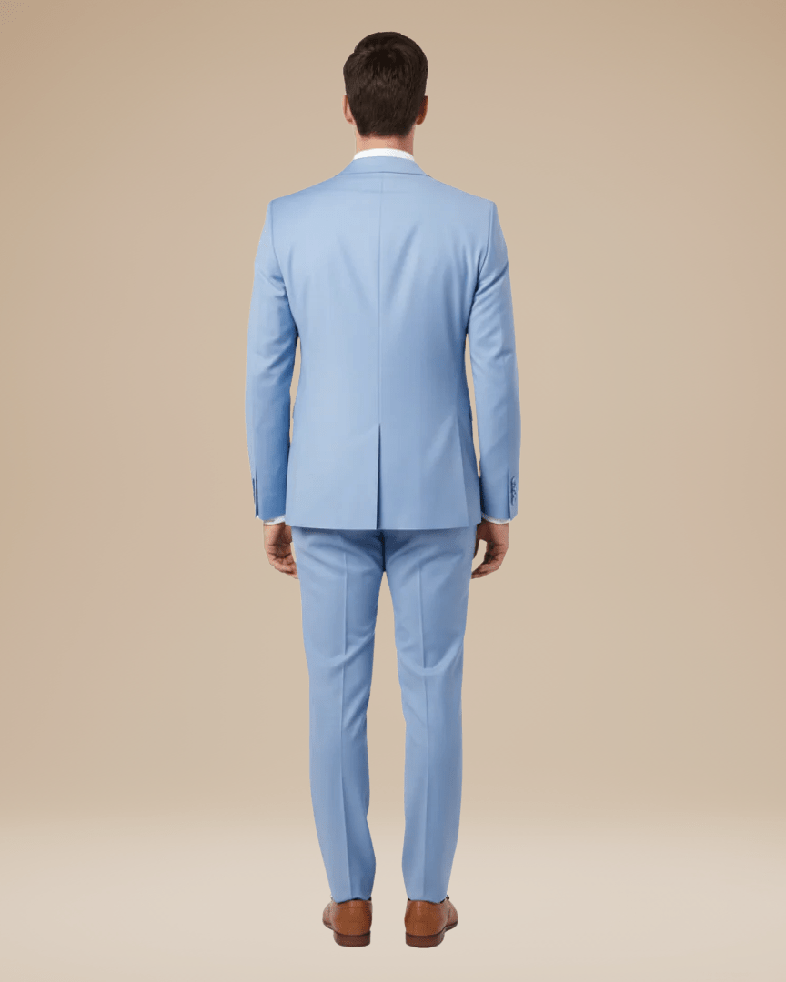 Heren Pak Twee Delen Stretch Stof Slim Fit