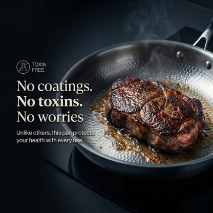 Titanium Kookpan met Antiaanbaklaag - Duurzaam Koken