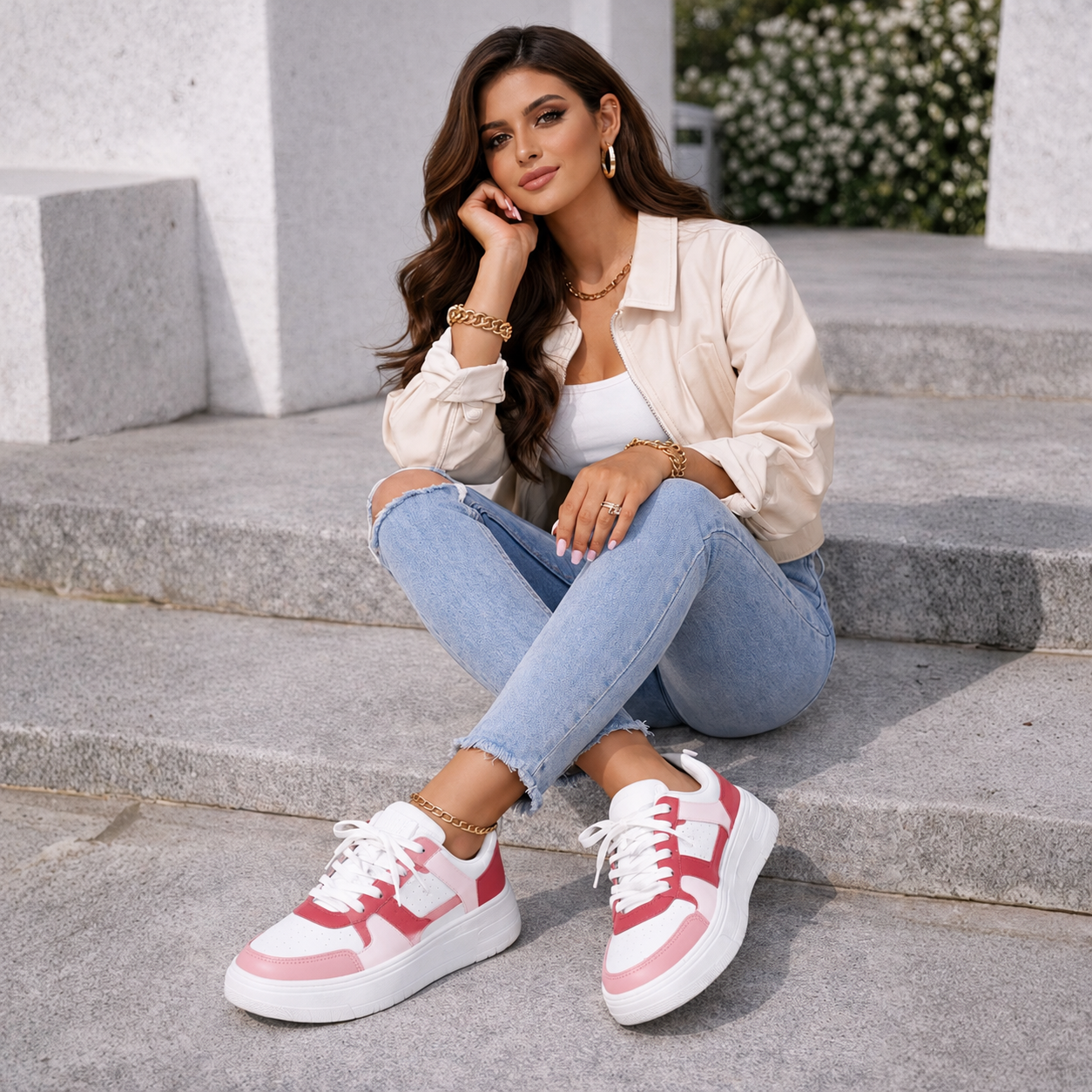 Kamila – Kleurrijke Dames Sneakers