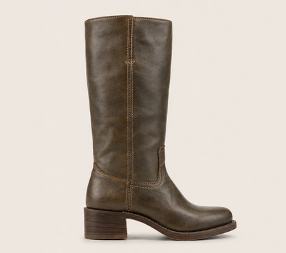Dames Leren Laarzen – Exclusief, Luxe, Hoogwaardig Leer, Casual voor Thuis en Buiten