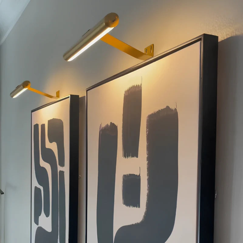 Draadloze Wandlamp voor Kunst – Oplaadbare LED Verlichting met Afstandsbediening