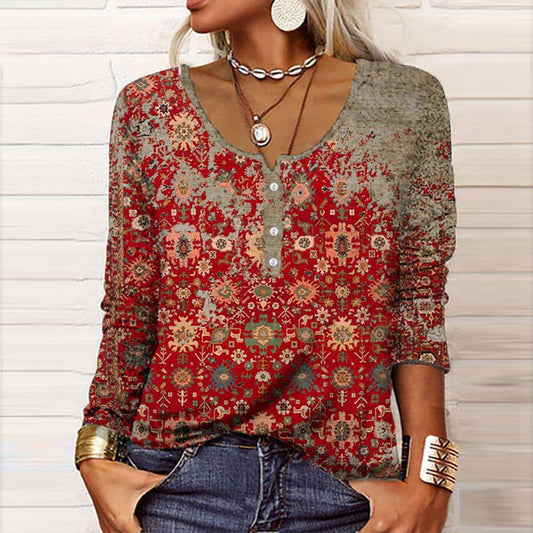 Zijdezachte Dames Top met Ronde Hals – Luxe Comfort en Chique Design