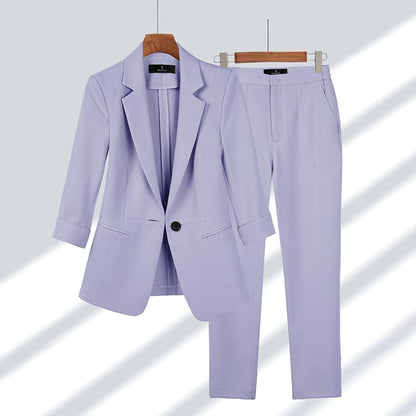 Lina - Chic 2-delig Damespak met Colbert en Pantalon