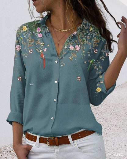 Isabeau - Bloemenprint Blouse