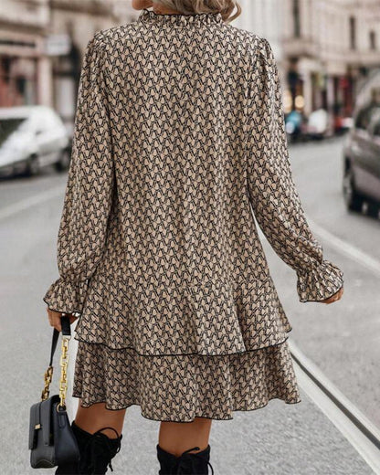 Lara - Elegante Lange Mouwen Jurk