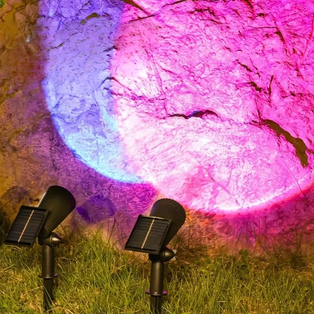 Solar Tuinspot Verstelbaar met LED Verlichting - Waterdicht