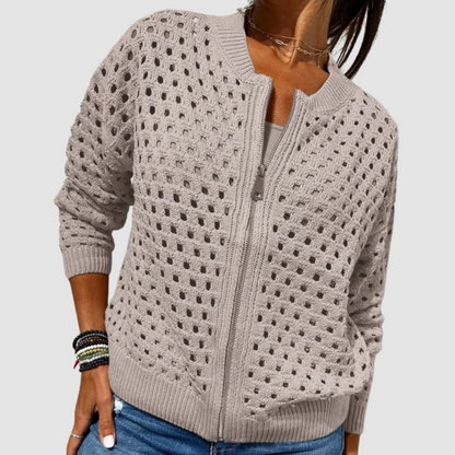 Dames Oversized Cardigan – Met Knopen, Geschikt voor Lente en Herfst, Casual Pasvorm