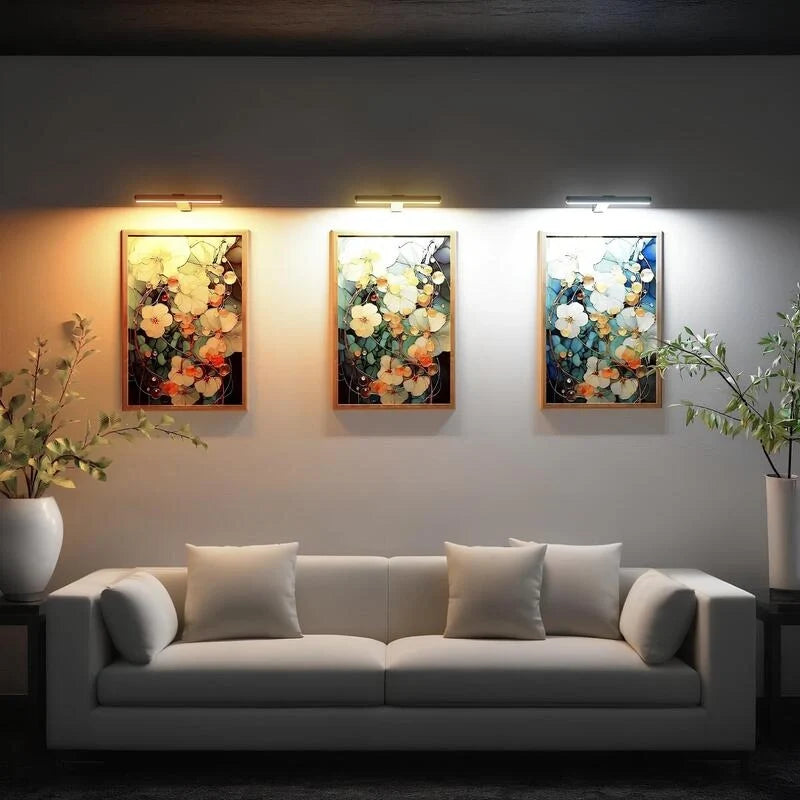 Draadloze Wandlamp voor Kunst – Oplaadbare LED Verlichting met Afstandsbediening