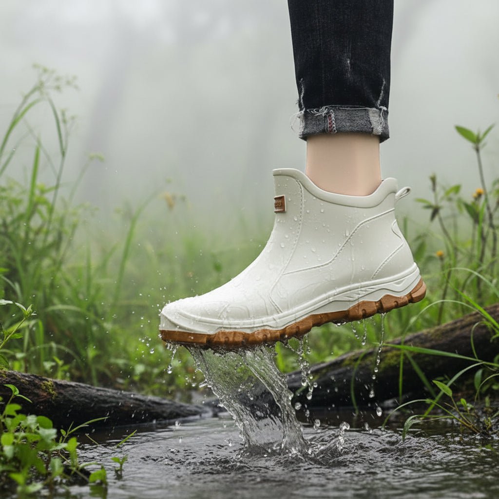 Dames Regenlaarzen Waterdicht Rubber met Antislipzool