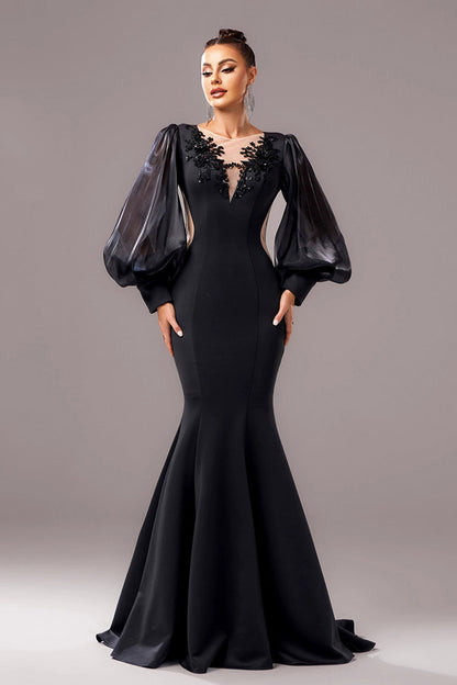 Celestine - Elegante Jurk met Sheer Mouwen