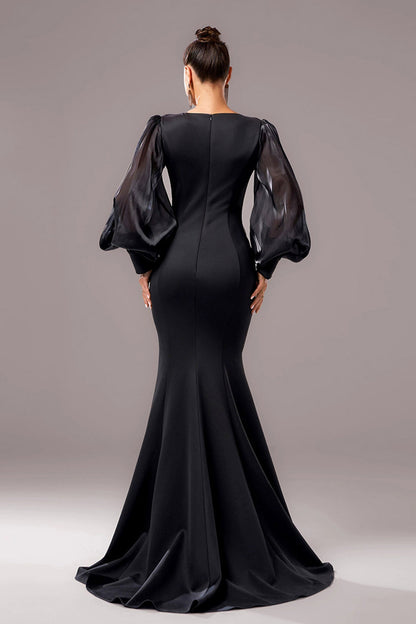 Celestine - Elegante Jurk met Sheer Mouwen