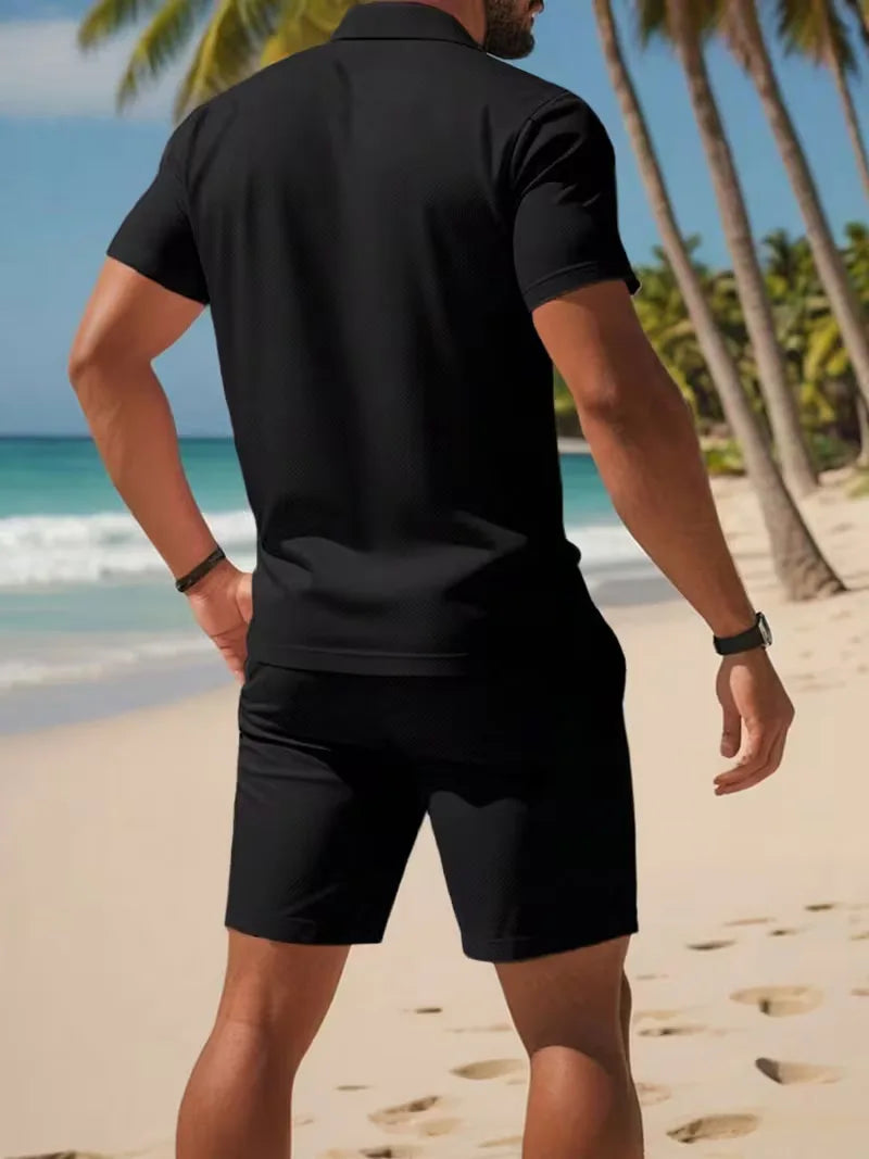 Heren Polo Set met Short - Zomer Co-ord Tweedelig