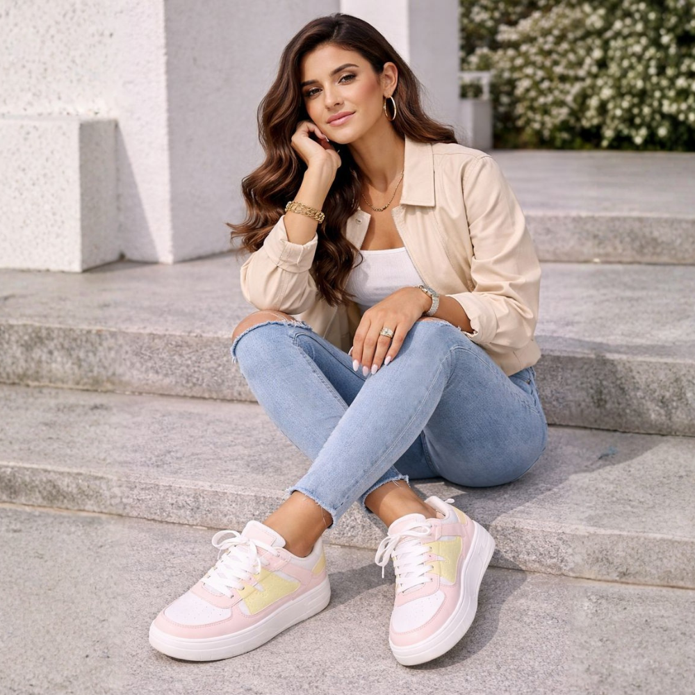 Kamila – Kleurrijke Dames Sneakers