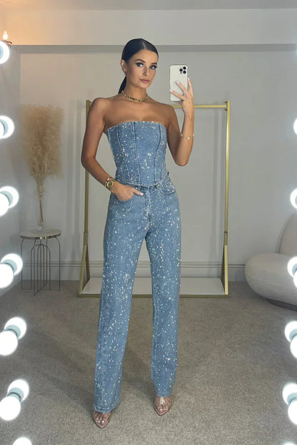 Dames Klassieke Jumpsuit – Katoen, Elegante Outfit voor Feest en Casual Gelegenheden