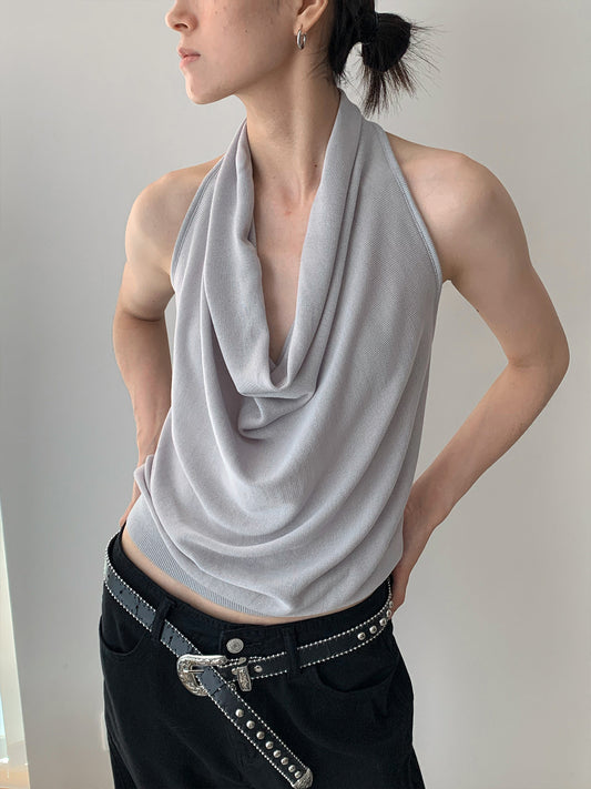Sienna - Satin Halter Top