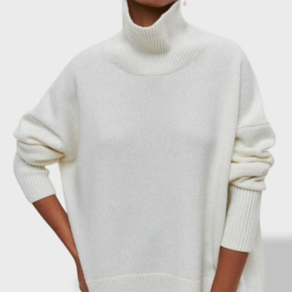 Dames Trui Coltrui – Zachte Basic Pullover met Lange Mouwen