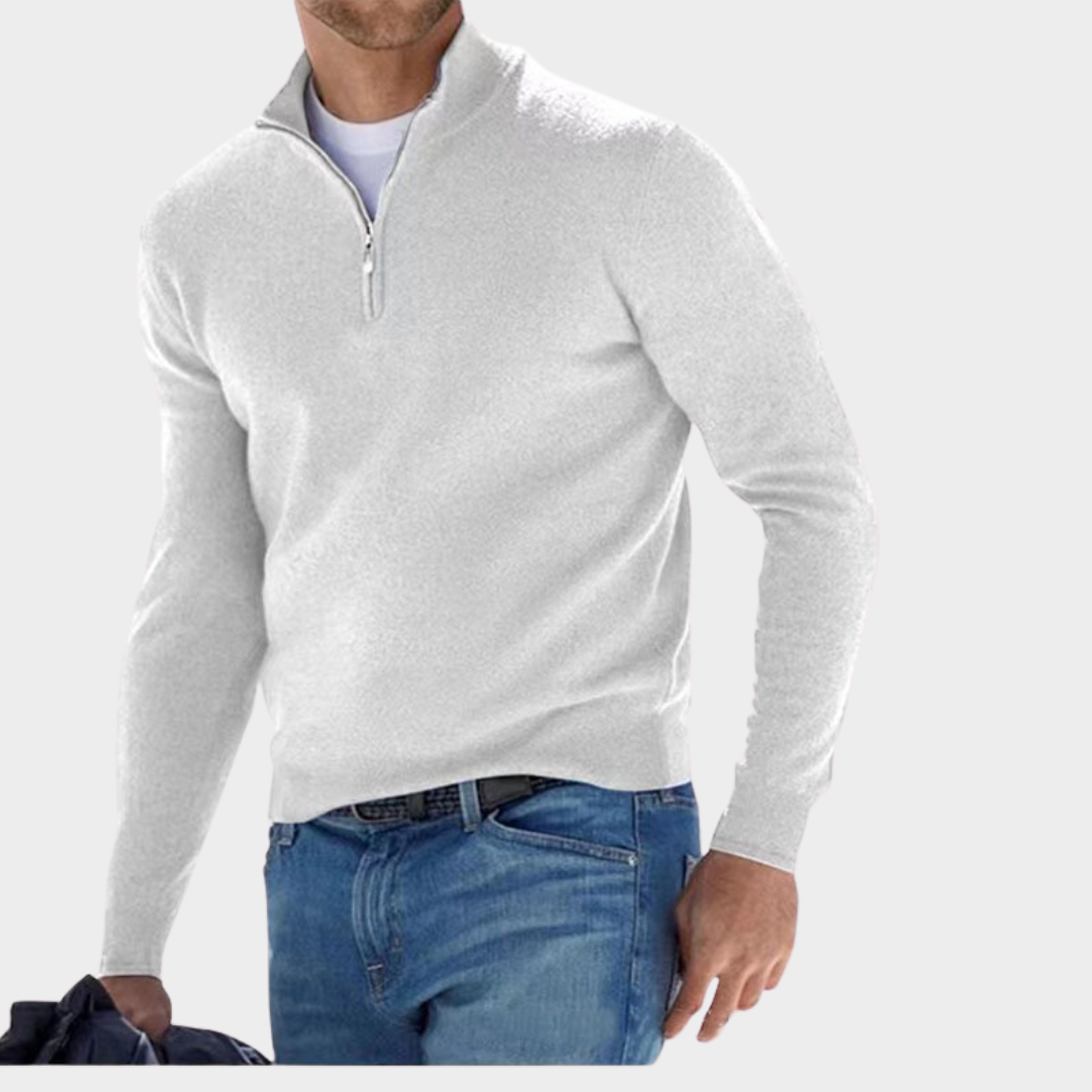 Lucas - Stijlvolle Half-Zip Trui