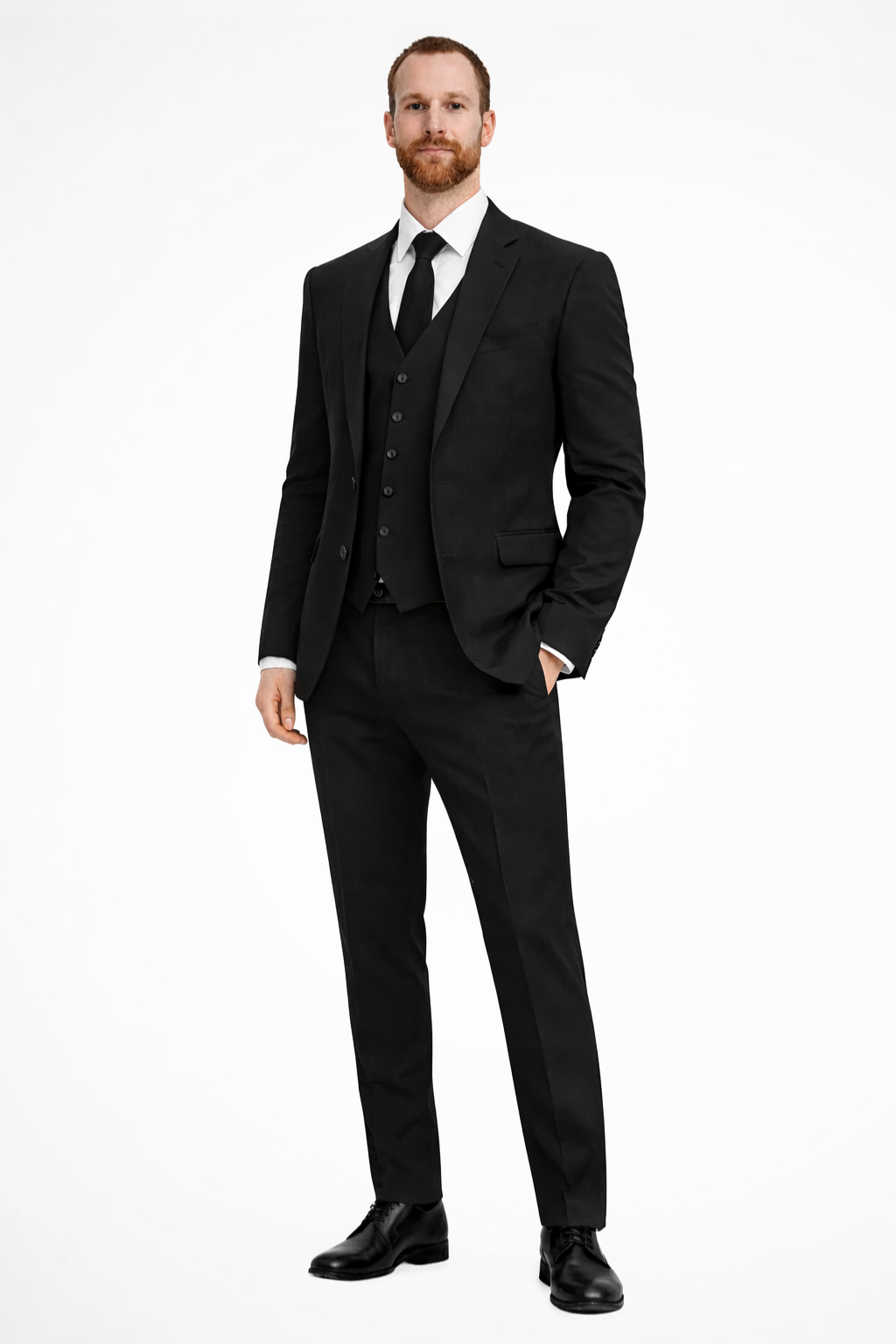 Heren Linnen Kostuum 3-Delig – Blazer, Vest en Broek