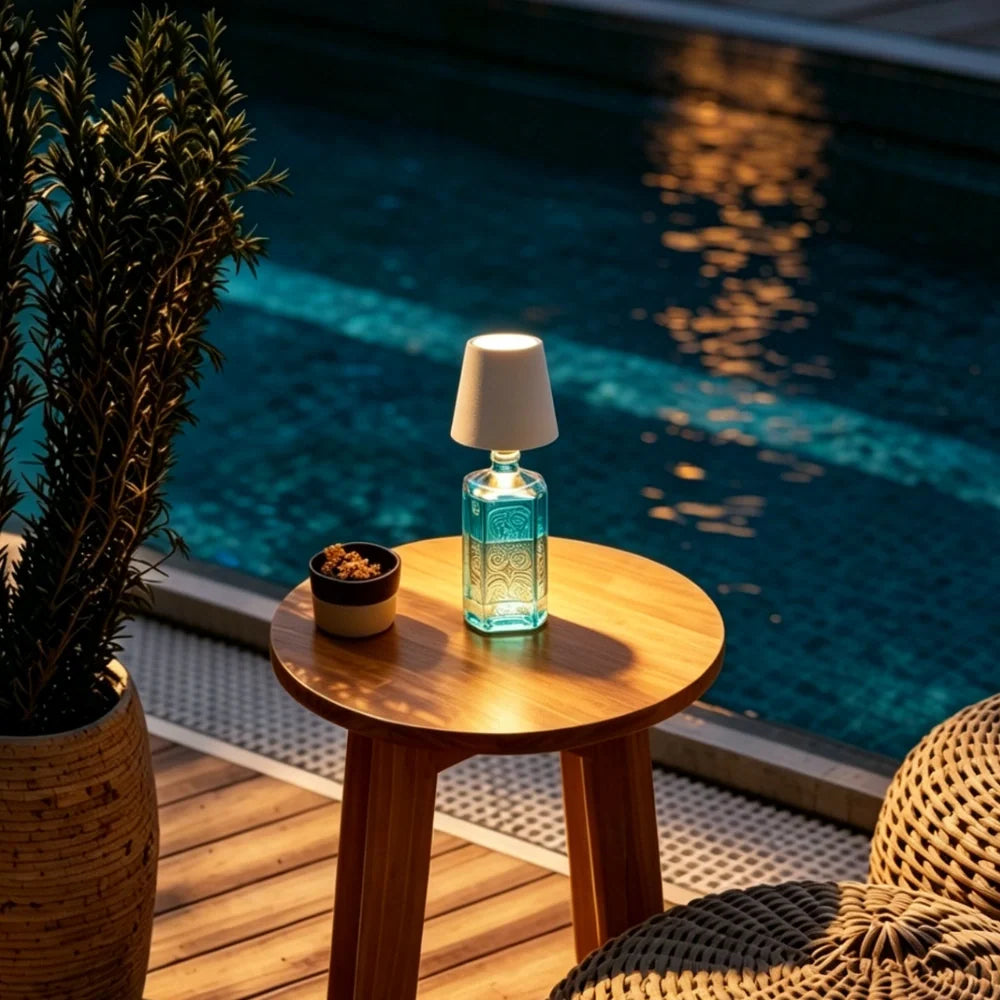 Flessenlamp LED Oplaadbaar - Dimbare Sfeerverlichting voor Flessen
