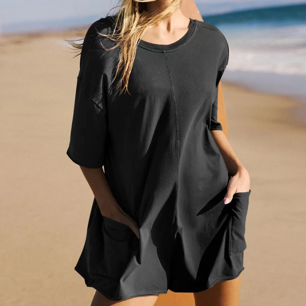 Sophie - Comfortabele Oversized Tweezijdige Romper met Zakken