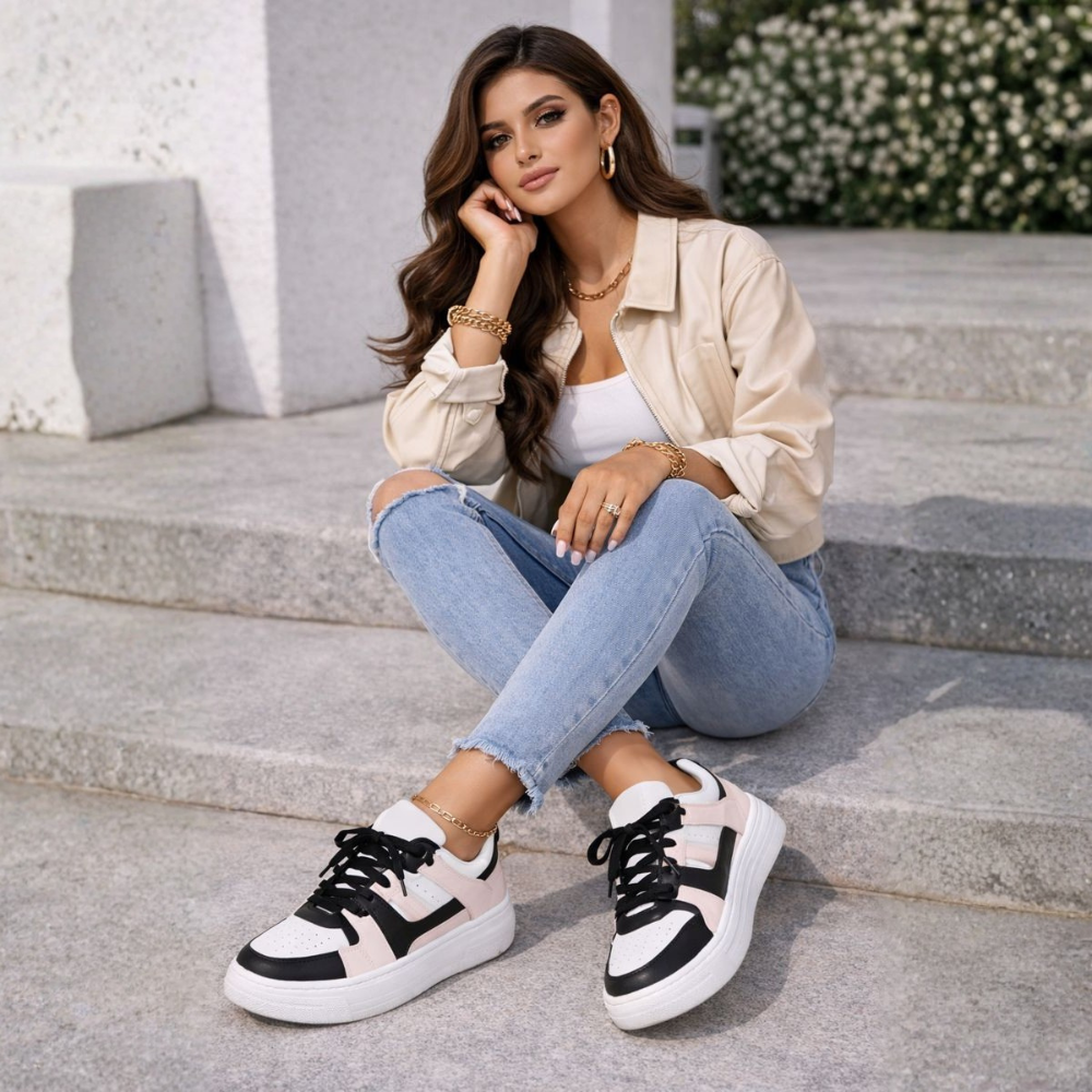 Kamila – Kleurrijke Dames Sneakers