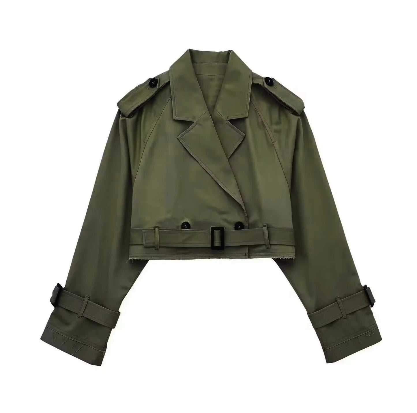 Yara - Stijlvolle Korte Trenchcoat