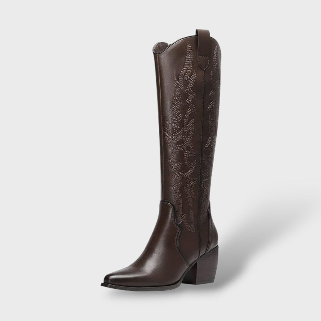 Dames Cowboylaarzen met Borduursel - Western Boots