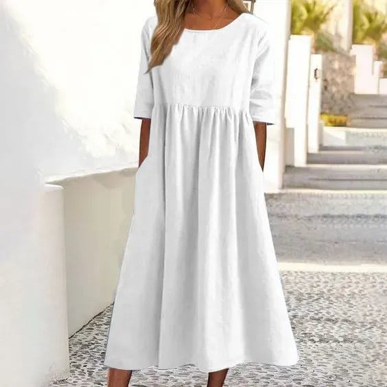 Livia - Ademend Zomerjurk